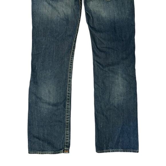 TRUE RELIGION NEW Ricky Relaxed Straights Men’s Jeans Size 36 X 35 Medium Wash - Picture 4 of 11